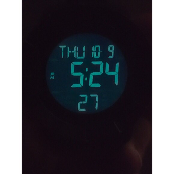 Rockwell Rider Coliseum Digital Black 48mm Chrono Timer Alarm 100M New Battery - Picture 11 of 11